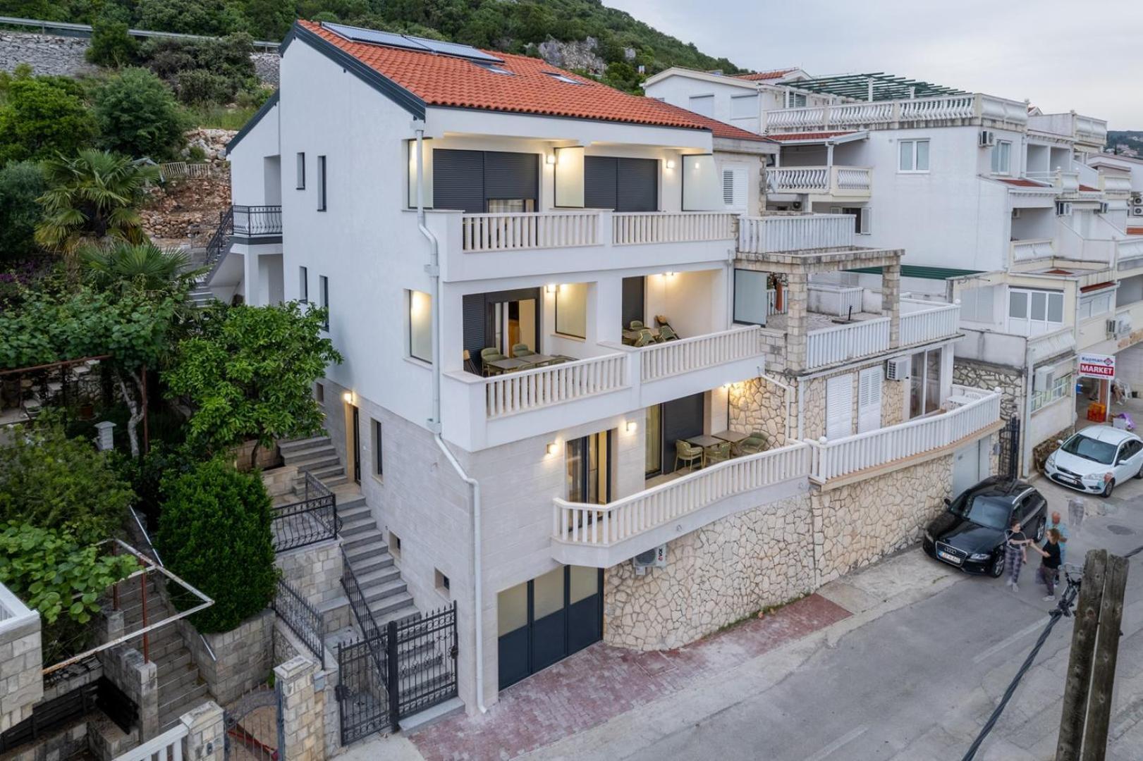 Villa Emina Sa Privatnom Plazom I Parkingom ネウム エクステリア 写真