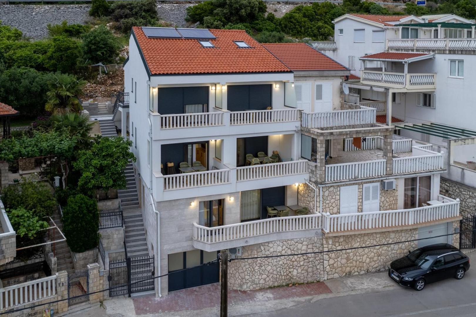 Villa Emina Sa Privatnom Plazom I Parkingom ネウム エクステリア 写真